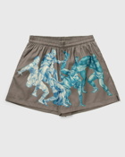 Jw Anderson Pol All Over Print Shorts Blue|Brown - Mens - Sport & Team Shorts