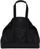 Alexander McQueen Black Grosgrain De Manta Tote