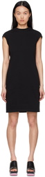 Victoria Beckham Black Cocoon Short Dress