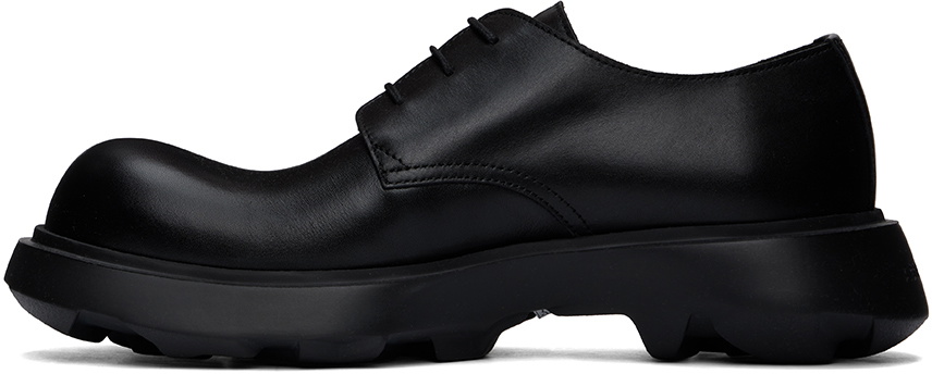 Acne Studios Black Leather Lace-Up Derbys