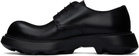 Acne Studios Black Leather Lace-Up Derbys