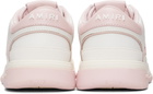 AMIRI White & Pink Classic Low Sneakers