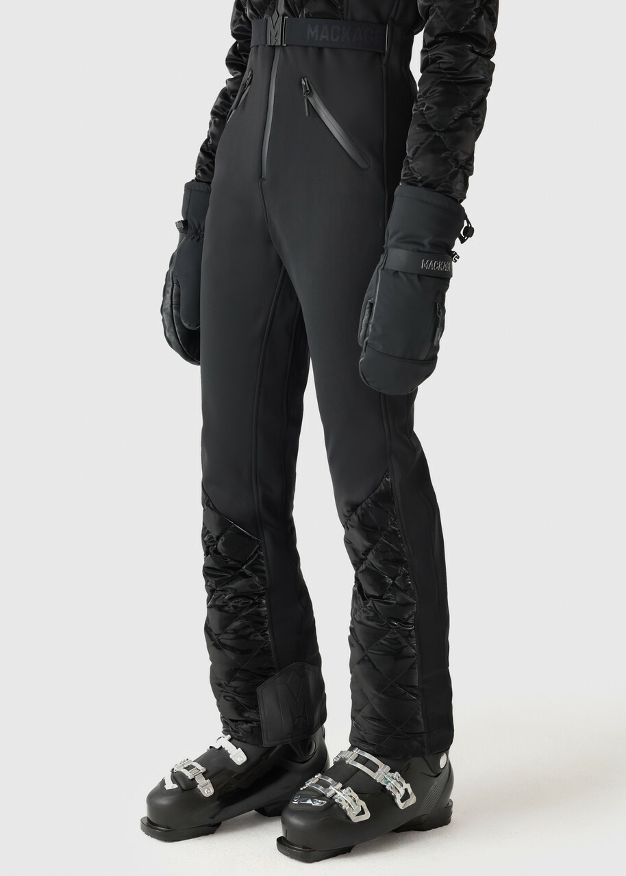 Mackage Inga Quilted Bonded Fleece ski Suit Black