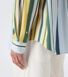 Loewe Double L striped cotton twill shirt