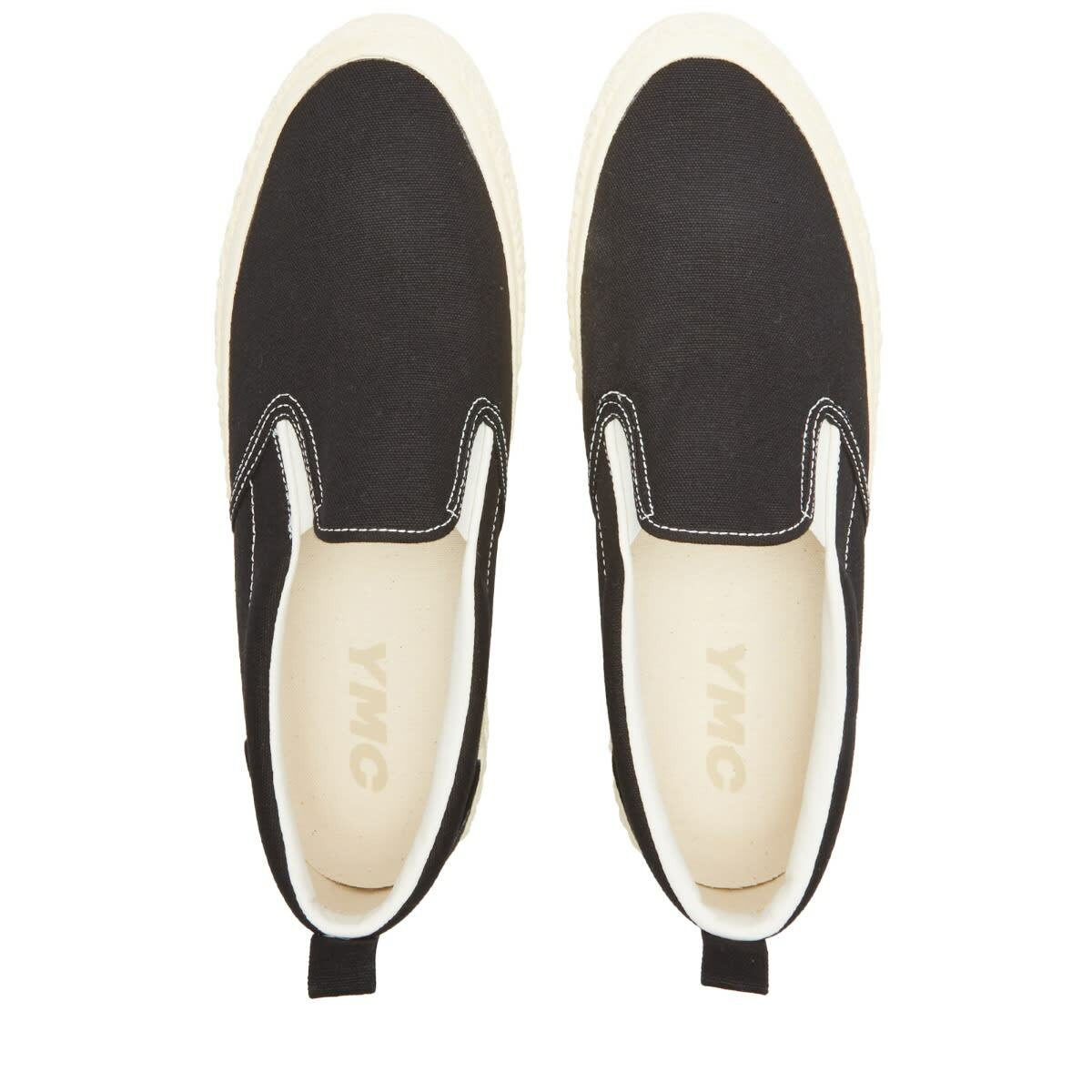 YMC Men's Slip-On Sneakers in Black YMC