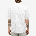 Han Kjobenhavn Men's Wrinkle Bowling Shirt in White