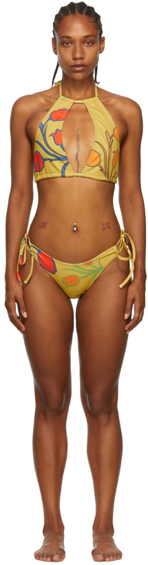 Photo: BARRAGÁN SSENSE Exclusive Yellow Ambra Bikini