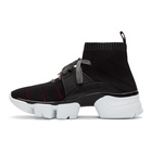 Givenchy Black Jaw High-Top Sneakers