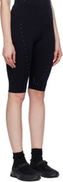 ROA Black Compression Biker Sport Shorts