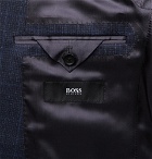 Hugo Boss - Navy Novan/Ben Checked Super 130s Virgin Wool Suit - Navy