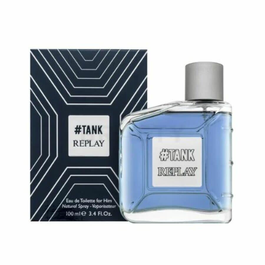 Replay Mens #Tank EDT Spray 3.4 oz Fragrances 8011889500453
