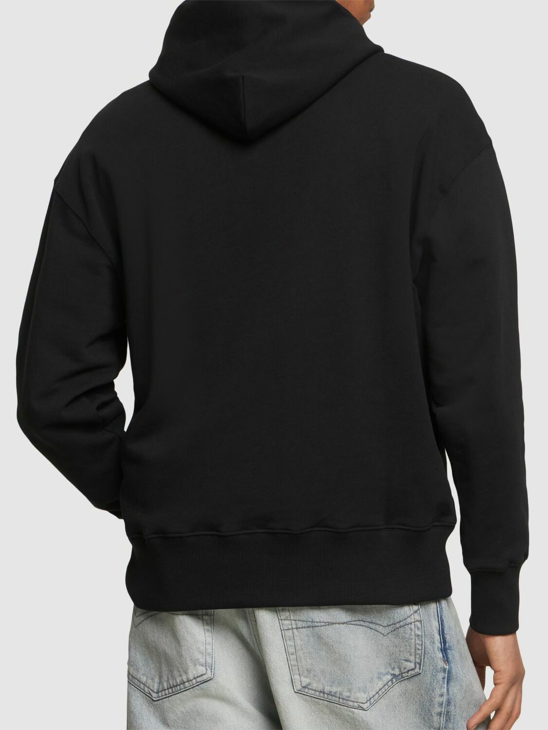 MSGM - Logo Print French Terry Hoodie MSGM