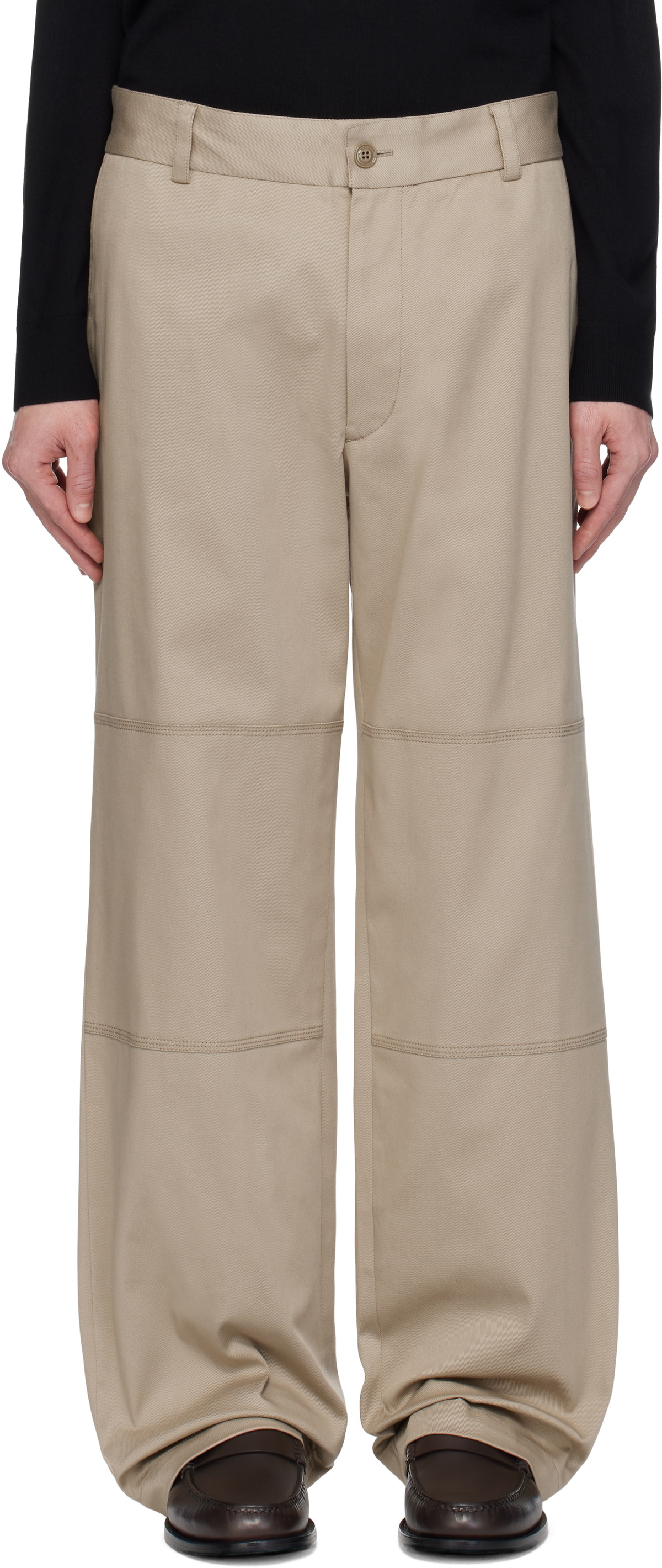 Cotton Gabardine Trousers