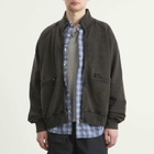 FrizmWORKS Men's Vintage Dye Zip Sweatshirt in Black Brown