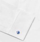 Paul Smith - Silver-Tone and Enamel Cufflinks - Silver