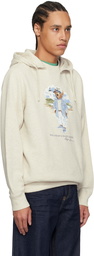 Polo Ralph Lauren Biege Polo Bear Slub Fleece Hoodie