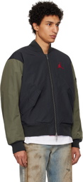 Nike Jordan Black & Khaki Renegade Bomber