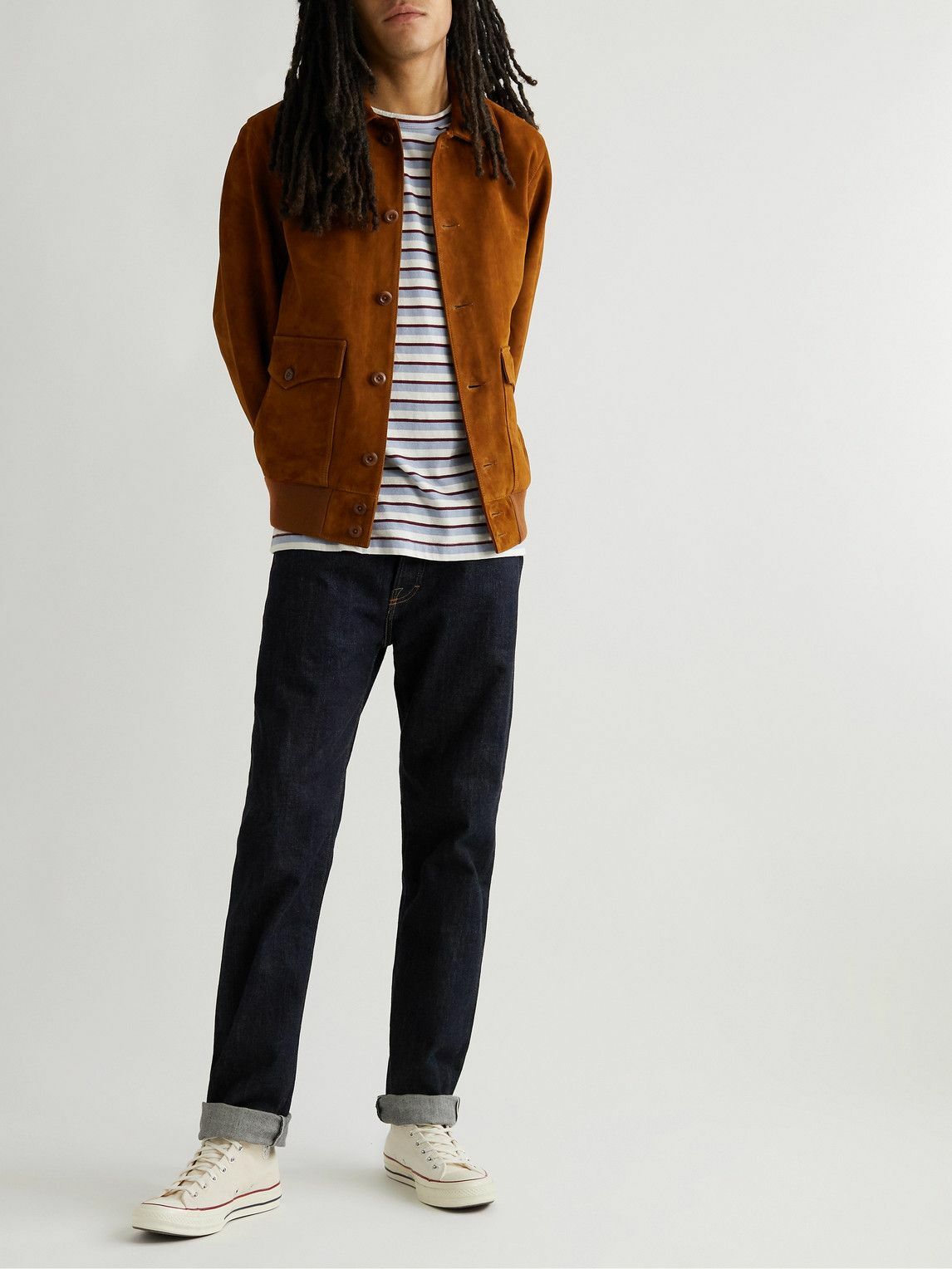 Nudie Jeans - Steve Suede Jacket - Brown Nudie Jeans Co