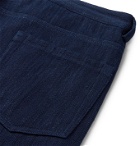 11.11/eleven eleven - Wide-Leg Indigo-Dyed Denim Trousers - Blue