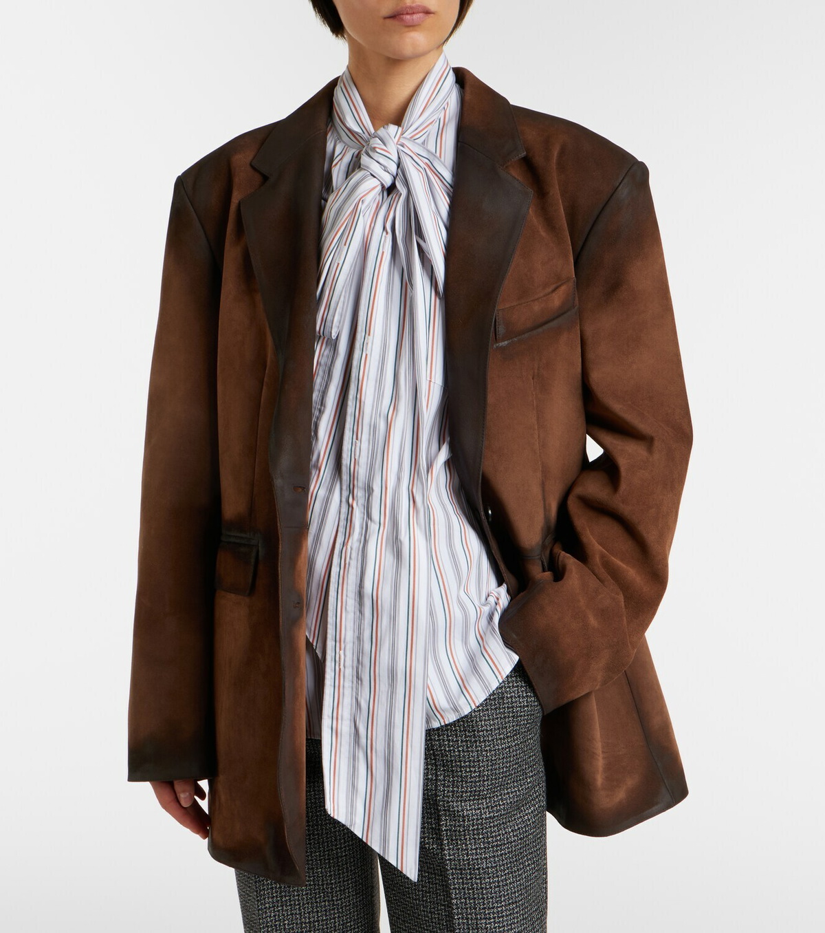 Acne Studios Suede blazer