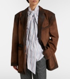 Acne Studios Suede blazer