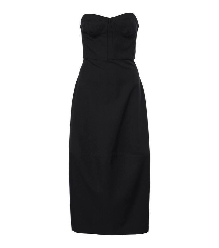 Photo: Fforme Jett cotton and wool corset dress