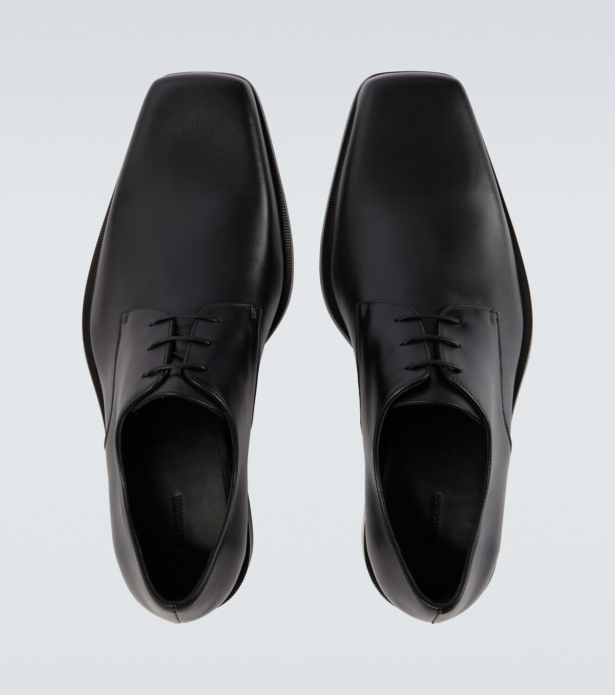 Balenciaga Concorde leather Derby shoes