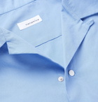 NANAMICA - Convertible-Collar Cotton-Blend Shirt - Blue