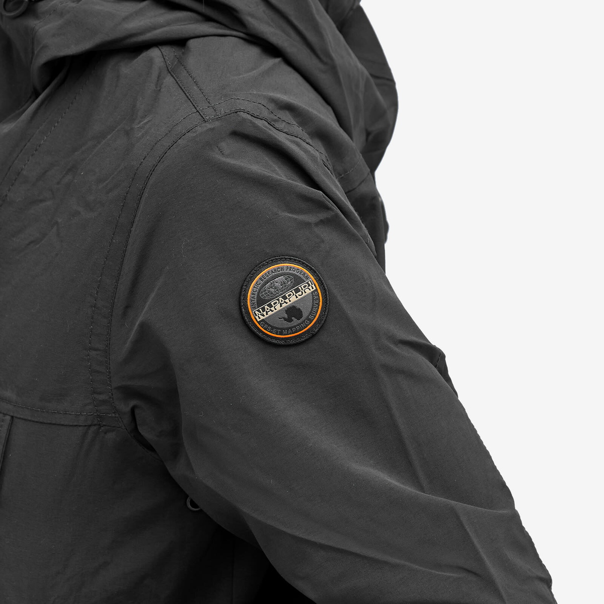 Napapijri Women's Zip Rainforest Windbreaker Jacket in Black