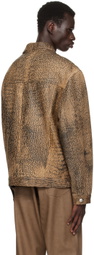 MISBHV Brown Safari Leather Jacket