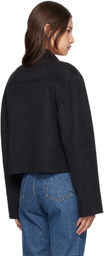 Filippa K Gray Short Wool Cashmere Jacket