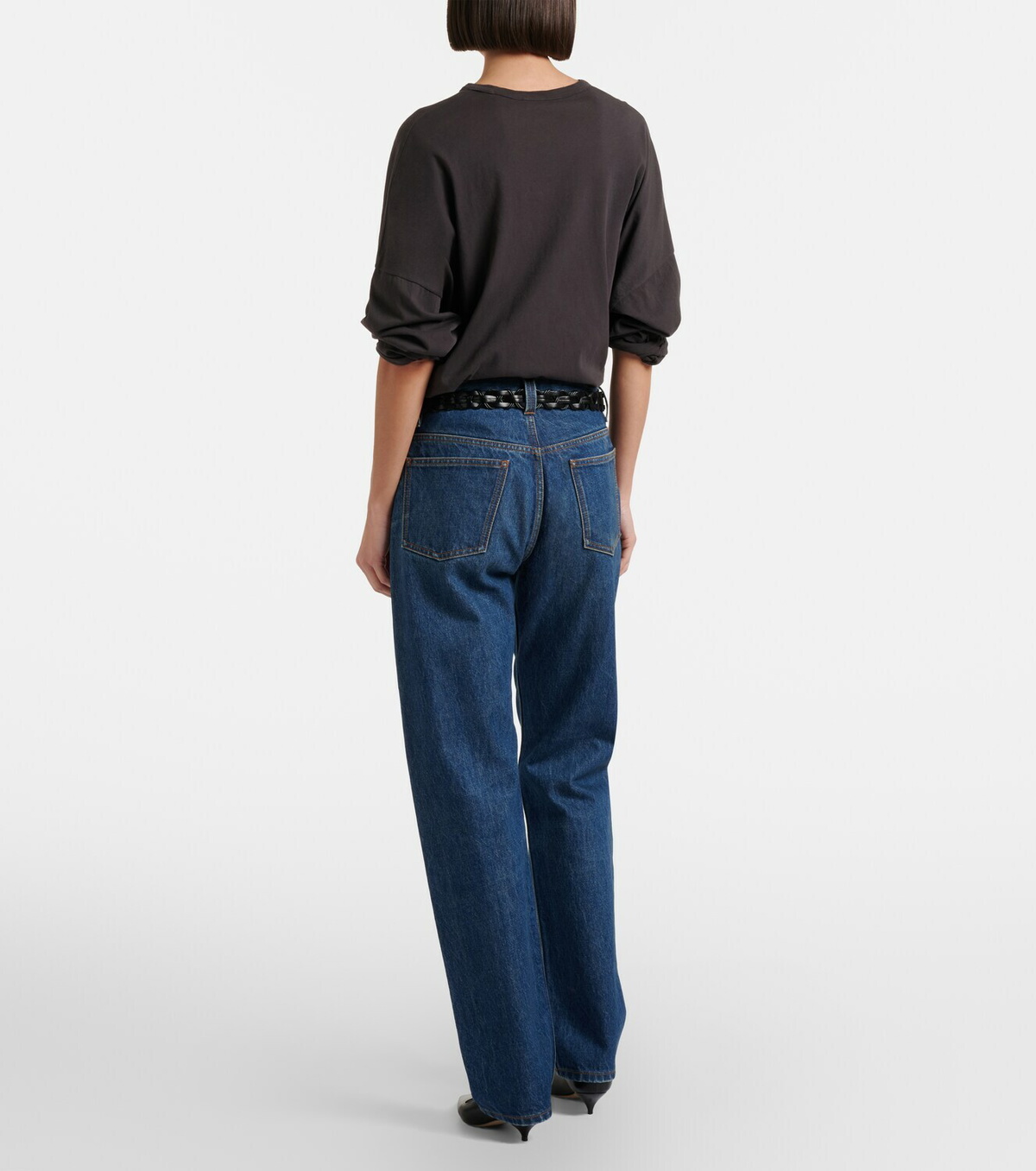 The Row Daciana straight jeans