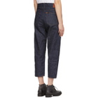 Chimala Indigo Wide Tapered Selvedge Denim Jeans