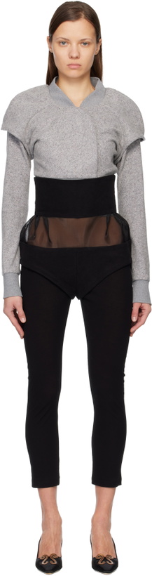 Photo: Kiko Kostadinov Black Lauterbach Shorts