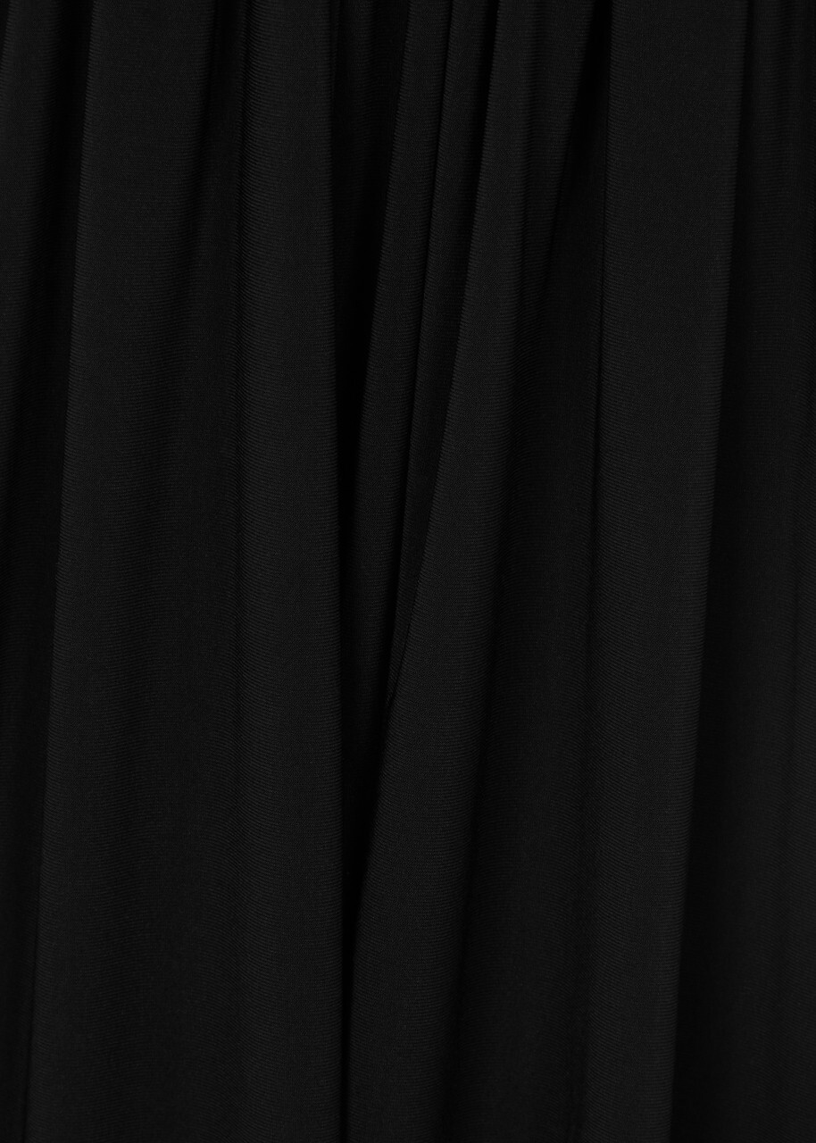 Norma Kamali Roll-neck Stretch-jersey Maxi Dress Black
