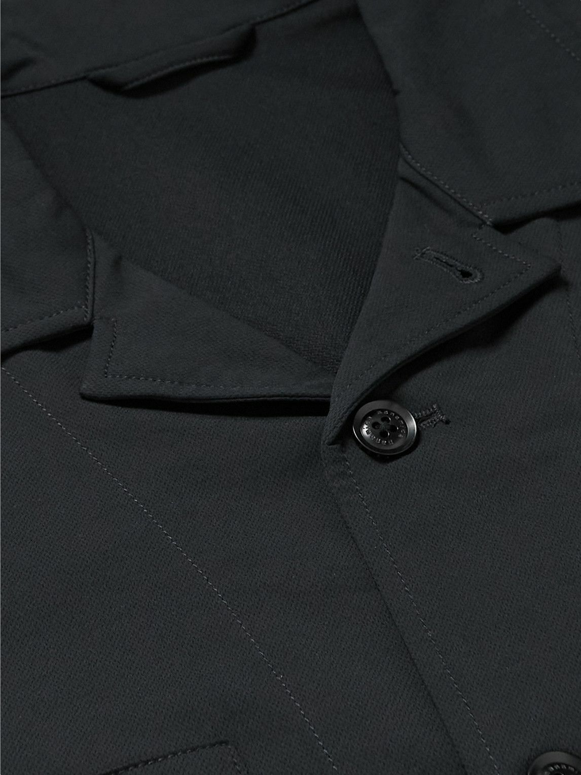 nanamica - ALPHADRY Crepe Shirt Jacket - Black Nanamica