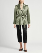 Peserico Womens Blazer in Sage green