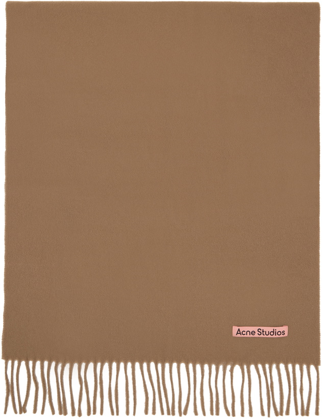 Photo: Acne Studios Brown Fringe Scarf