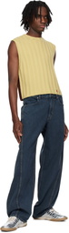 Eckhaus Latta Yellow & Burgundy Keyboard Vest