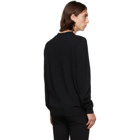 Hugo Black Wool San Paolo Sweater