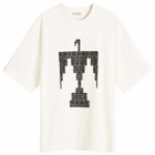 Fear of God Men's Short Sleeve Thunderbird Print T-Shirt in Cream