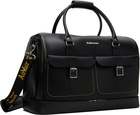 Dr. Martens Black Smooth Leather Weekender Bag