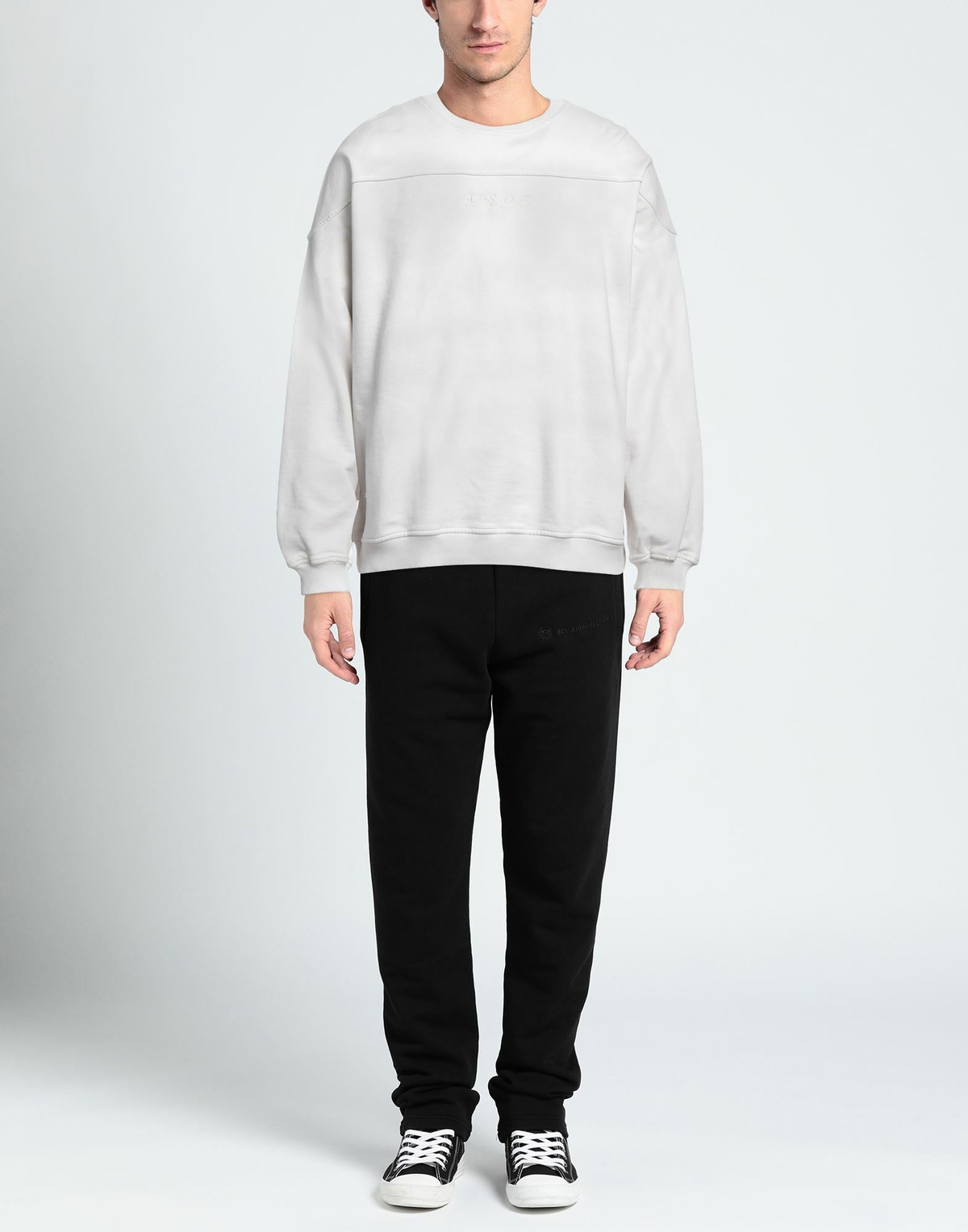 Guess Mens Sweatshirt Ivory