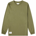 WTAPS Men's Long Sleeve All 02 T-Shirt in Olive Drab