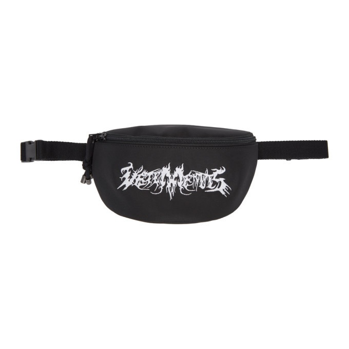 Photo: VETEMENTS Black and White Goth Fanny Pack