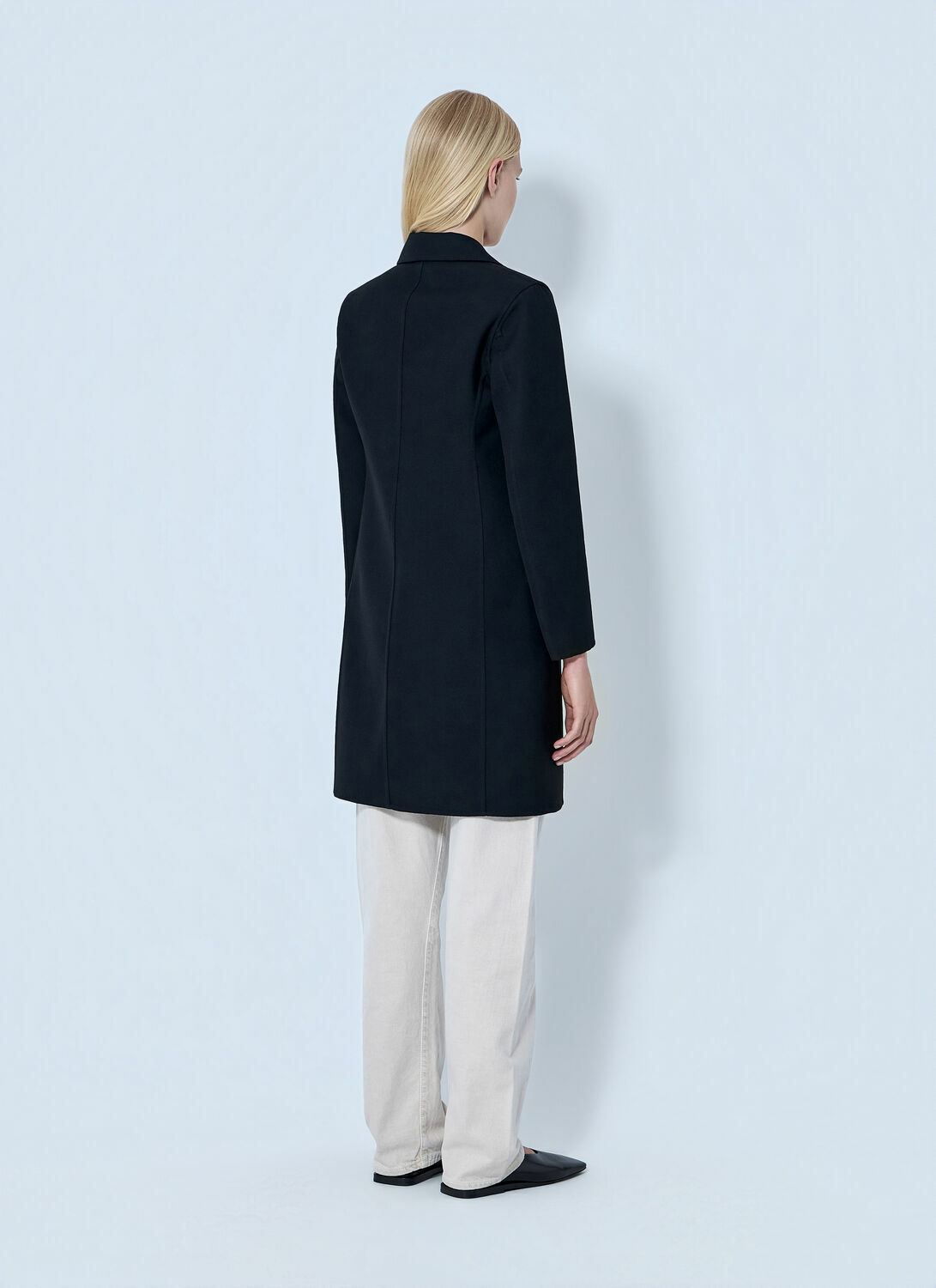 Jil Sander Single-Breasted Wool Coat