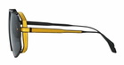 Linda Farrow Amar - Matt Nickel / Yellow Gold Sunglasses