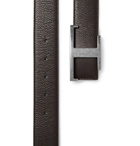 Tod's - 3.5cm Reversible Full-Grain Leather Belt - Brown