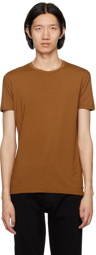 ZEGNA Brown Crewneck T-Shirt