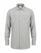 Brunello Cucinelli Mens Shirt Light in Grey